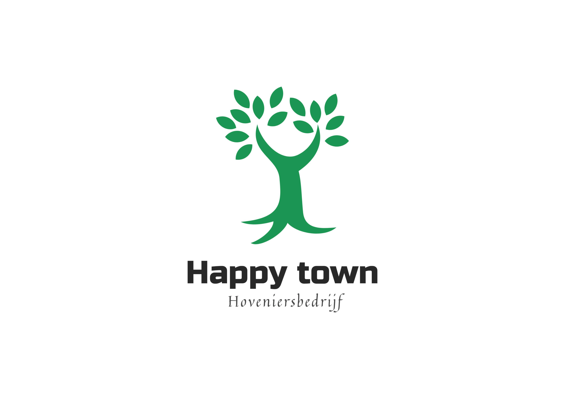 Happy town logo